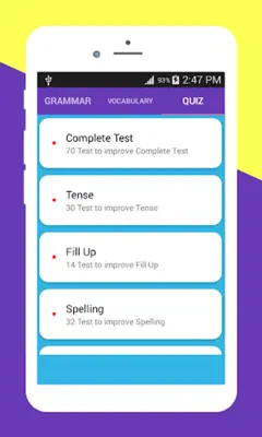 English for Competitive Exams android App screenshot 10