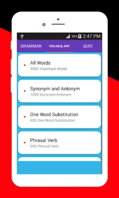 English for Competitive Exams android App screenshot 14