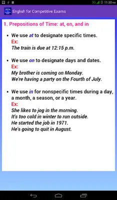 English for Competitive Exams android App screenshot 4